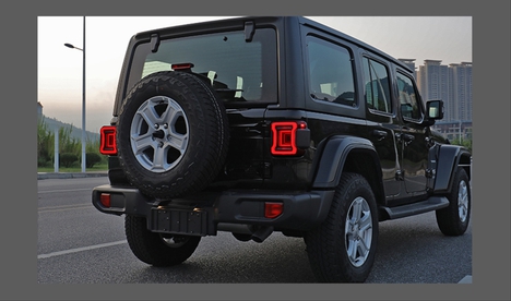 JEEP WRANGLER 08-17 IÇIN UYUMLU 3D LED STOP